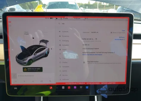 2020 Tesla Model 3 Standard Range Plus Rear-Wheel Drive/Standard Range Rear-Wheel Drive z USA, uszkodzony, nr VIN 5YJ3E1EA4LF796814